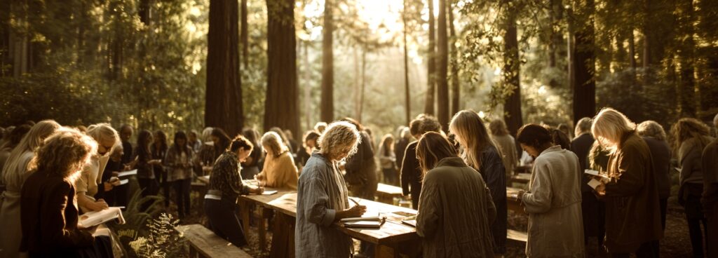 Kreativ im Wald